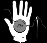 Rock of Eye palm reading